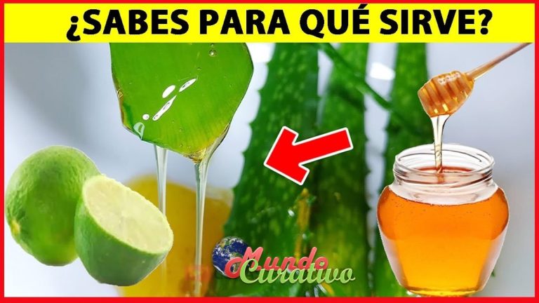 Mi abuela mezcla miel con sábila y limón. Te sorprenderás para que